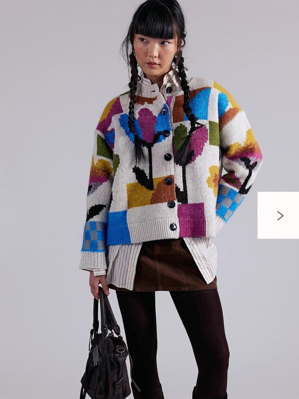 Free People Tulip Whirl Cardi Cardigan SZ XS - Picture 4 of 5